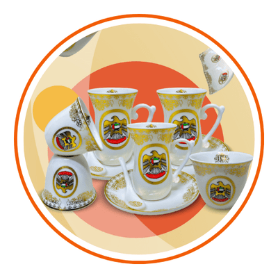 Serving Set With UAE Flag
