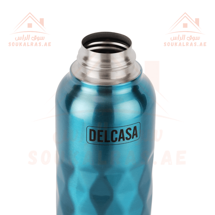 1000ml Stainless Steel Water Bottle | Double Wall Insulation for Hot & Cold Drinks - Souk Al RasWater Bottles