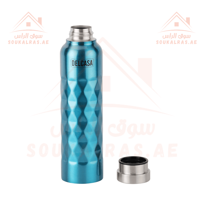 1000ml Stainless Steel Water Bottle | Double Wall Insulation for Hot & Cold Drinks - Souk Al RasWater Bottles