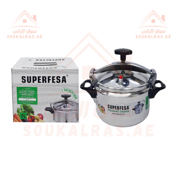 Superfesa Pressure Cooker 7L - High-Quality Aluminum Pressure Cooker | Souk Al Ras