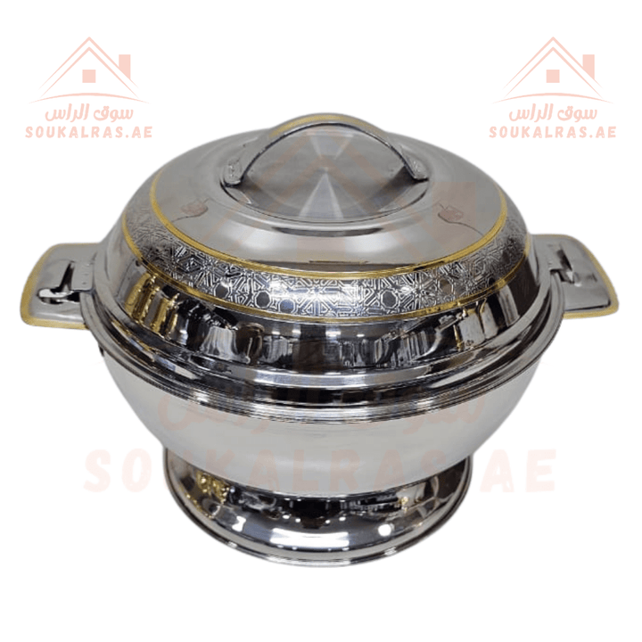 12.5L Insulated Thermal Hot Pot | Premium Stainless Steel Design | Keeps Food Warm | Made in India - Souk Al RasHot Pot & Casserole