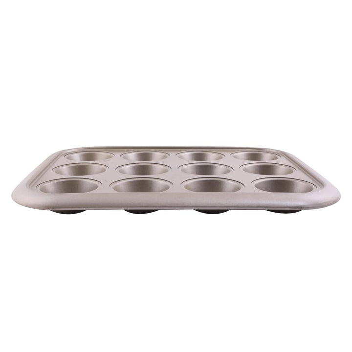 12 Cup Muffin Pan - Oven-Safe Muffin and Cupcake Tray 38 x 29.5 x 3.5 cm