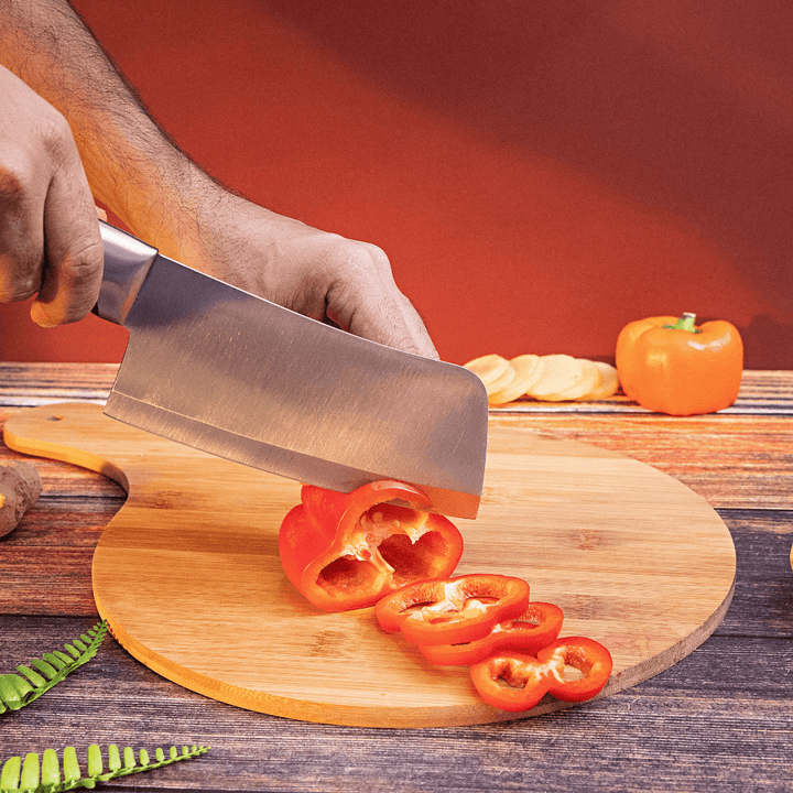 15CM Cleaver Knife - Razor Sharp Meat Cleaver Stainless Steel Vegetable Kitchen Knife - Souk Al RasKitchen Knives