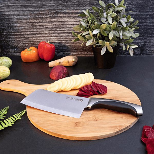 15CM Cleaver Knife - Razor Sharp Meat Cleaver Stainless Steel Vegetable Kitchen Knife - Souk Al RasKitchen Knives