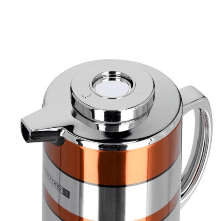 1.6L Golden Figured Vacuum Flask - Portable Insulated Thermos Hot - Cold - Souk Al RasVacuum Flasks and Thermos