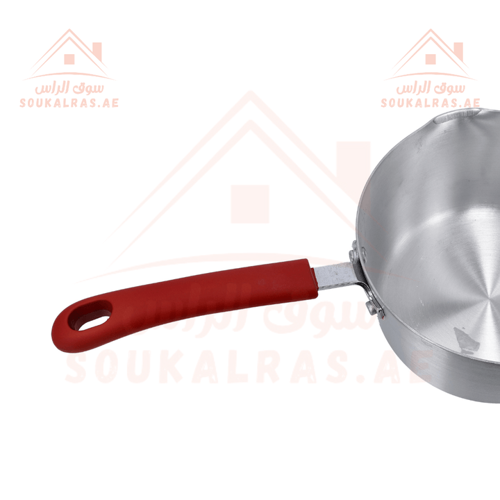 17x9.0CM Milk Pan with Heavy Duty Bakelite Handle - Durable Aluminium Construction - Souk Al RasPots & Pans