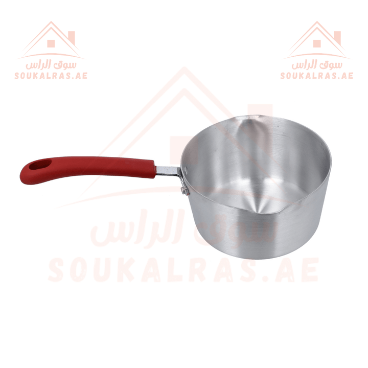 17x9.0CM Milk Pan with Heavy Duty Bakelite Handle - Durable Aluminium Construction - Souk Al RasPots & Pans