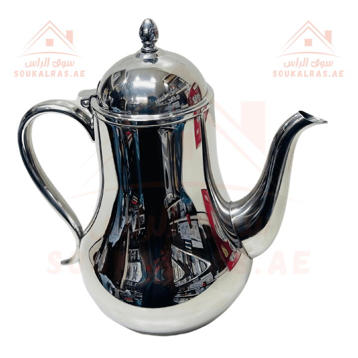 2 Liter Premium Stainless Steel Teapot | Durable & Heat Resistant |Heat Resistant Handle - Souk Al Ras