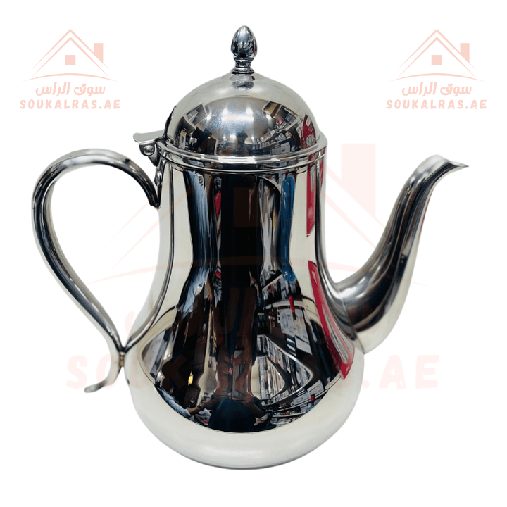 2 Liter Premium Stainless Steel Teapot | Durable & Heat Resistant |Heat Resistant Handle - Souk Al Ras