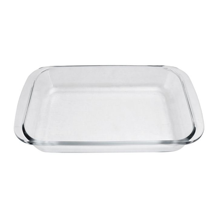 2 Piece Glass Oblong Baking Dish Set - Clear 2.2 & 1 Litre - Souk Al RasBaking Pans & Moulds