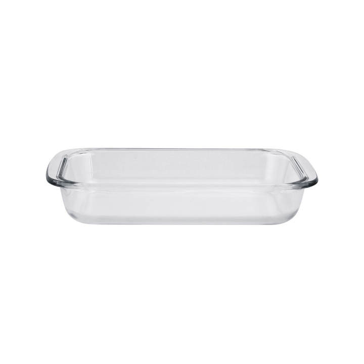 2 Piece Glass Oblong Baking Dish Set - Clear 2.2 & 1 Litre - Souk Al RasBaking Pans & Moulds