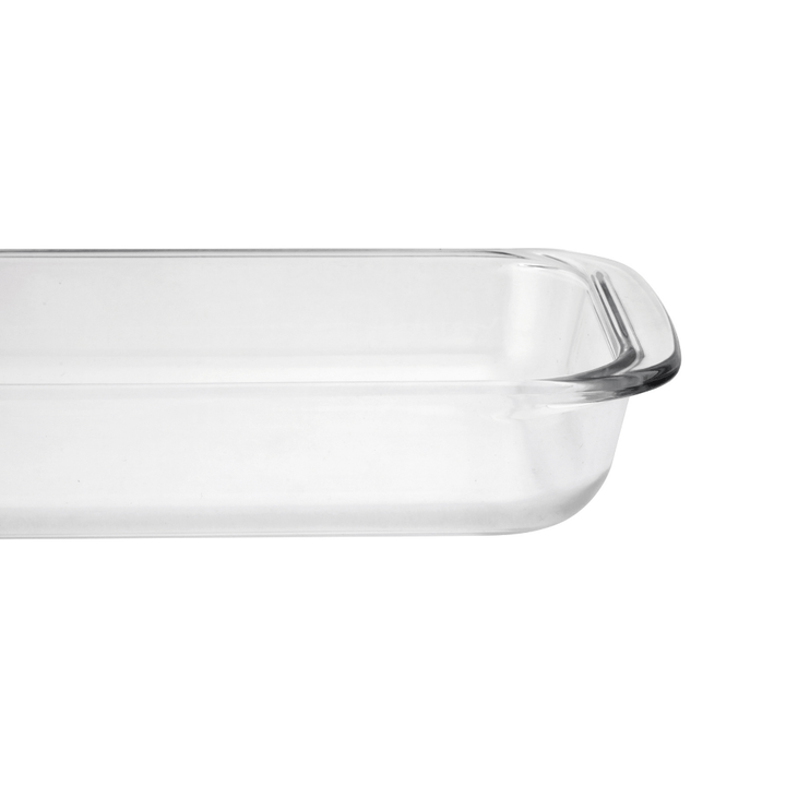 2 Piece Glass Oblong Baking Dish Set - Clear 2.2 & 1 Litre - Souk Al RasBaking Pans & Moulds