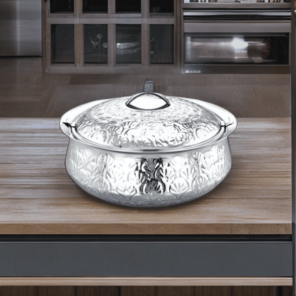 2000ML Phoenix Plus Stainless Steel Hot Pot in Silver - Souk Al RasDinnerware & Serveware