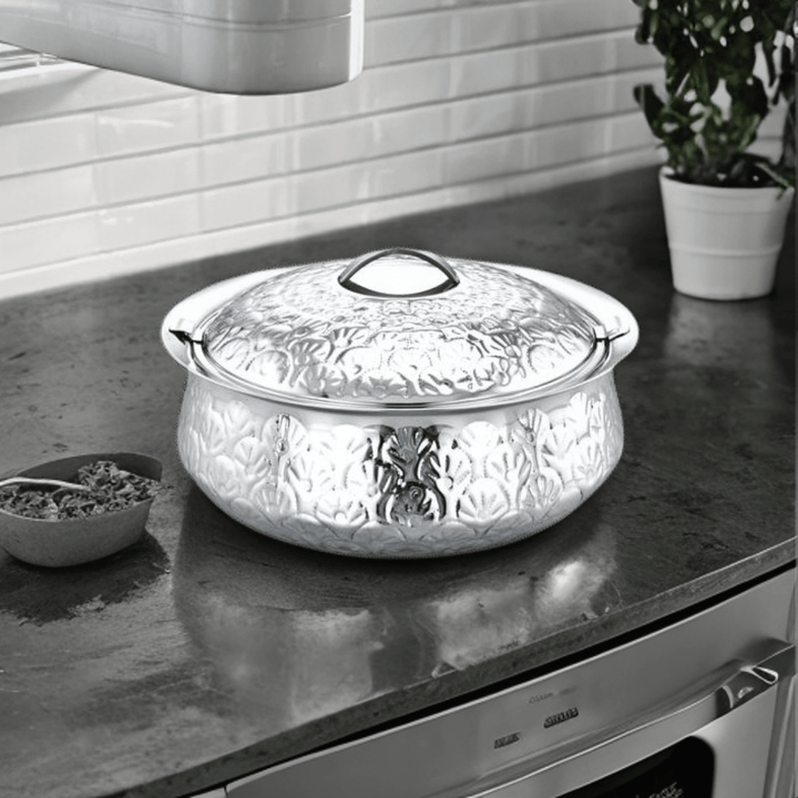 2000ML Phoenix Plus Stainless Steel Hot Pot in Silver - Souk Al RasDinnerware & Serveware