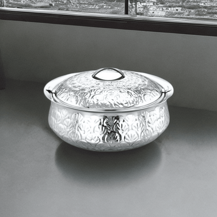 2000ML Phoenix Plus Stainless Steel Hot Pot in Silver - Souk Al RasDinnerware & Serveware