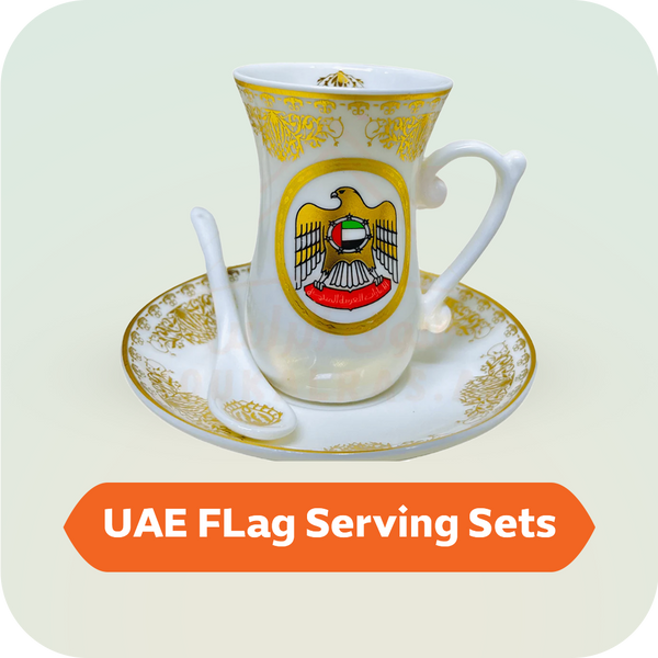 Serving Set With UAE Flag