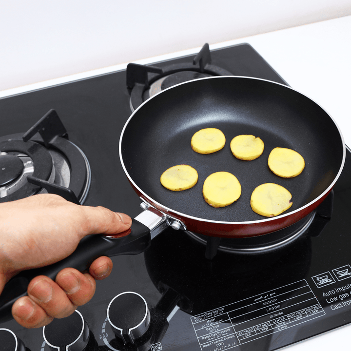 22Cm Highly Durable Safe Non - Stick Fry pan with Induction Base & Cool Touch Bakelite Handle - Healthy Cooking Made Easy - Souk Al RasPots & Pans