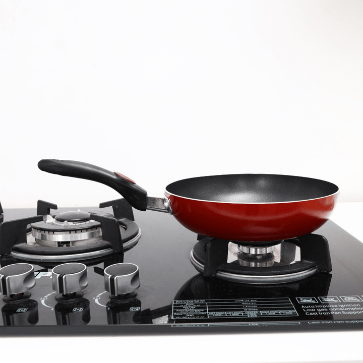 22Cm Highly Durable Safe Non - Stick Fry pan with Induction Base & Cool Touch Bakelite Handle - Healthy Cooking Made Easy - Souk Al RasPots & Pans