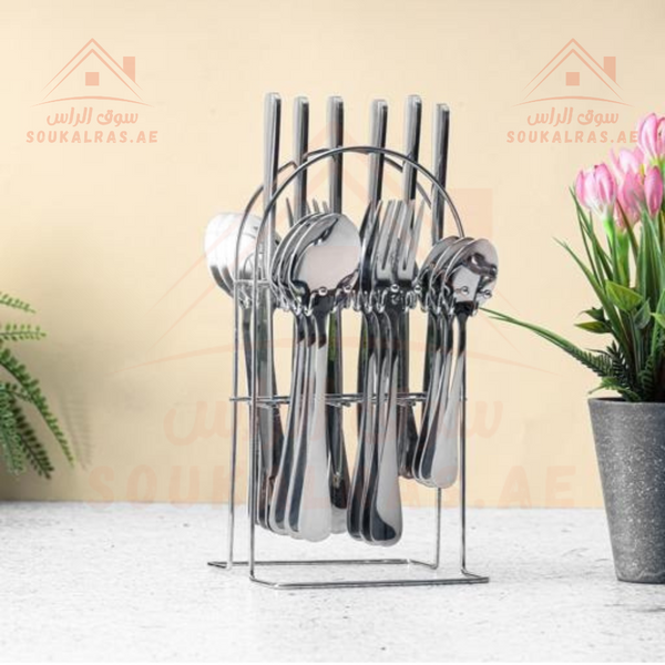 24-Piece Stainless Steel Cutlery Set  | Elegant & Durable