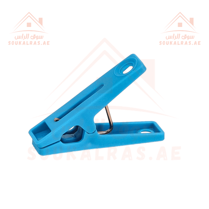 24 Pcs Plastic Cloth Clip Set - Reusable & Attractive Clothes Pins - Souk Al RasHousehold