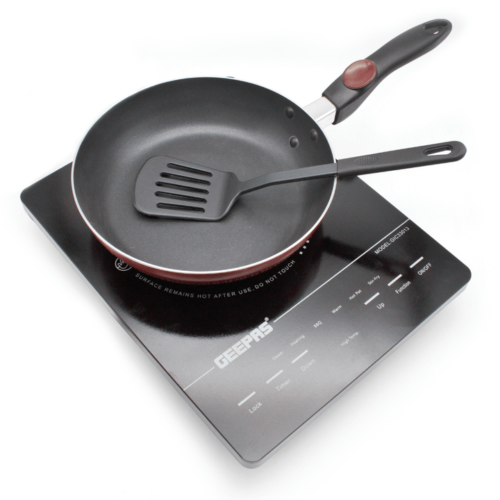 24Cm Highly Durable Safe Non - Stick Fry pan with Induction Base & Cool Touch Bakelite Handle - Healthy Cooking Made Easy - Souk Al RasPots & Pans