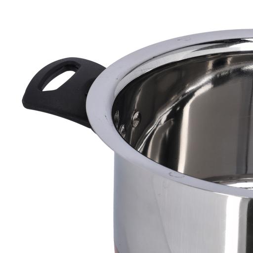 25.5CM Stainless Steel Casserole with Lid - Souk Al RasCookware