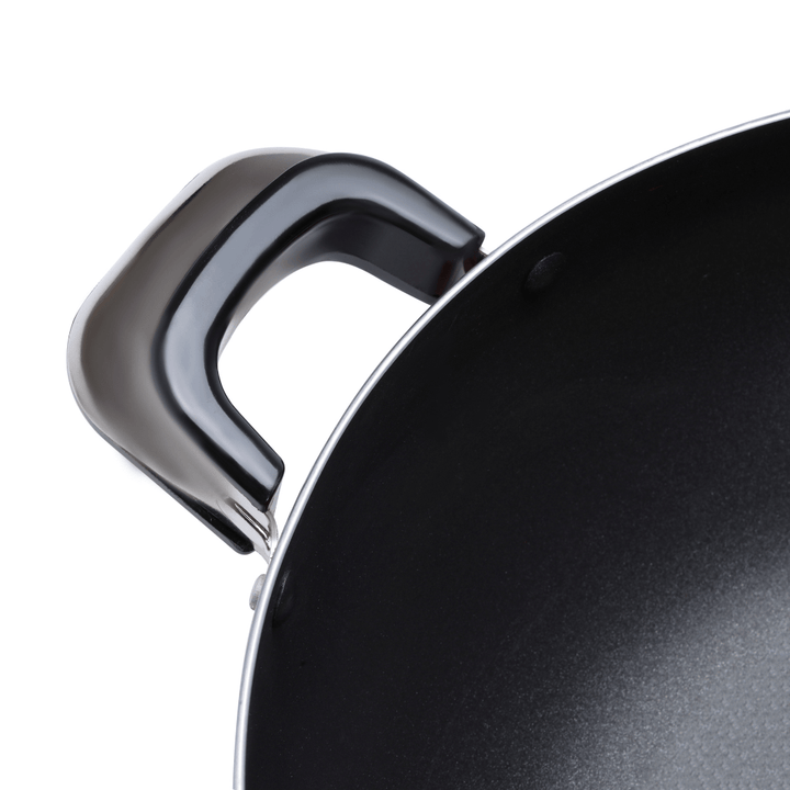 26Cm Kadai Wok Pan - Induction Safe Non - Stick Granite Coating - Souk Al RasPots & Pans