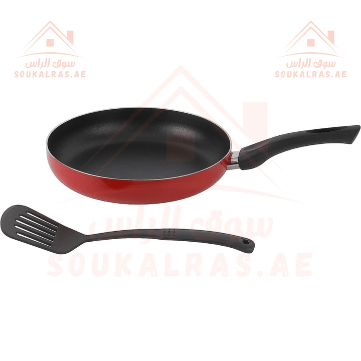 26cm Non - Stick Fry Pan with Turner - Souk Al RasPots & Pans