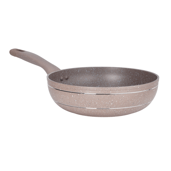 26cm Smart Wok Pan with Durable Marble Coating - High - Quality Forged Aluminium Construction - Souk Al RasPots & Pans