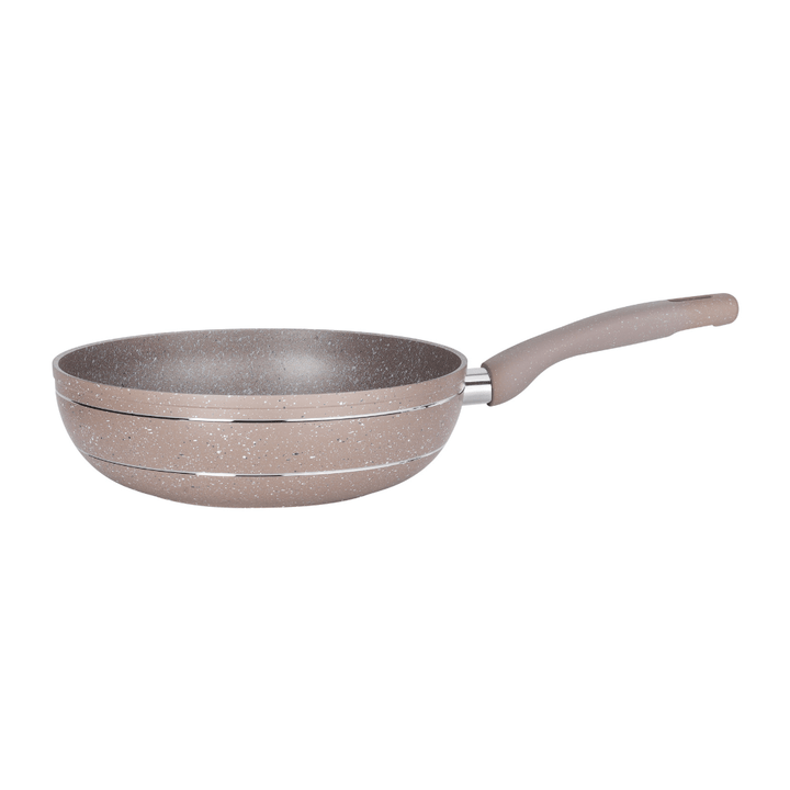 26cm Smart Wok Pan with Durable Marble Coating - High - Quality Forged Aluminium Construction - Souk Al RasPots & Pans