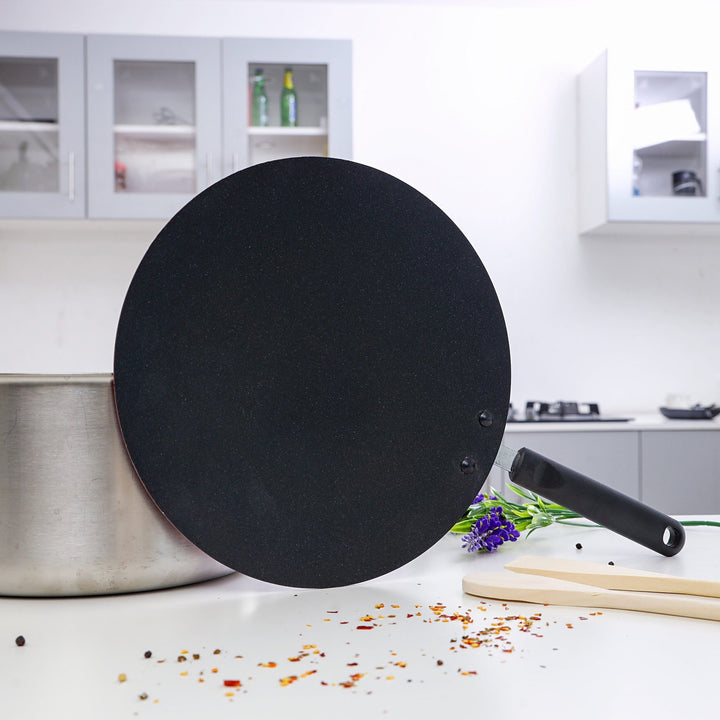 28cm Prestige Specked Non - Stick Cast Aluminum Tawa in Black - Souk Al RasCookware