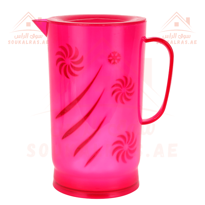 2L Water Jug with 4 Glasses - Portable Multi - Purpose Jug with Lid - Souk Al RasJugs