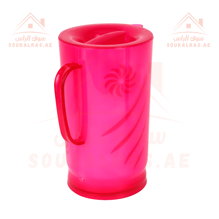 2L Water Jug with 4 Glasses - Portable Multi - Purpose Jug with Lid - Souk Al RasJugs