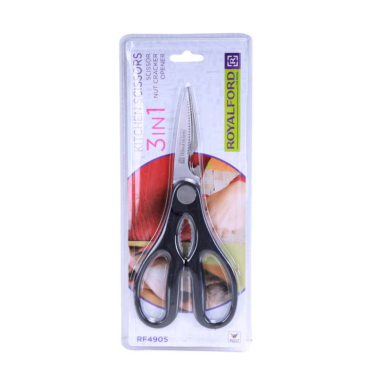 3-In-1 Kitchen Scissor - Multi-Purpose Stainless Steel Shear