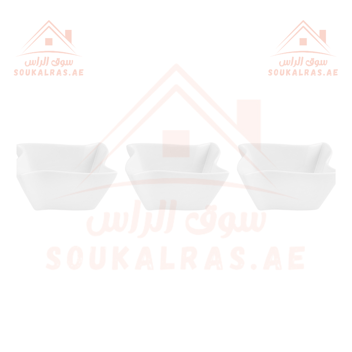 3 - Piece Ceramic Ramekin Set | Elegant Mini Serving Dishes - Souk Al RasPlates & Bowels