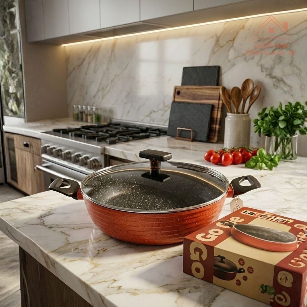 32CM Legend Shallow Casserole with Tempered glass lid with steam vent ...