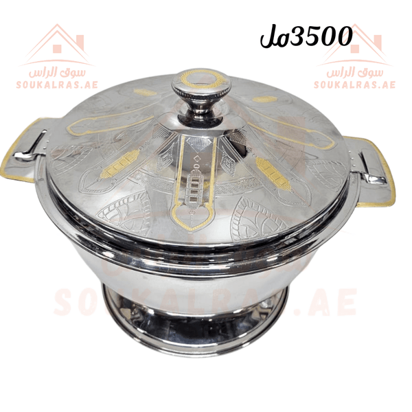 3500 ML Insulated Thermal Hot Pot - Premium Stainless Steel Design | Keeps Food Warm for Hours|Made in India - Souk Al Ras