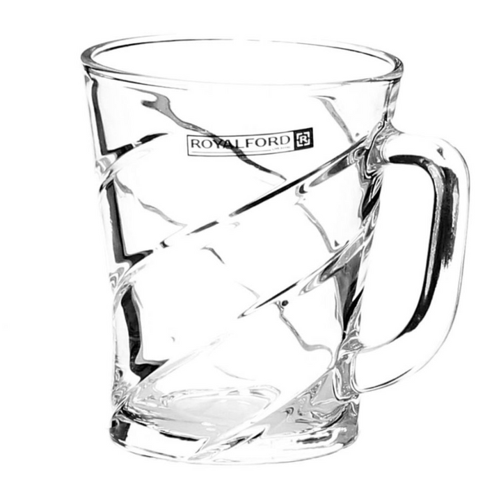 3Pcs Glass Cup Set - Multicolor 8Oz