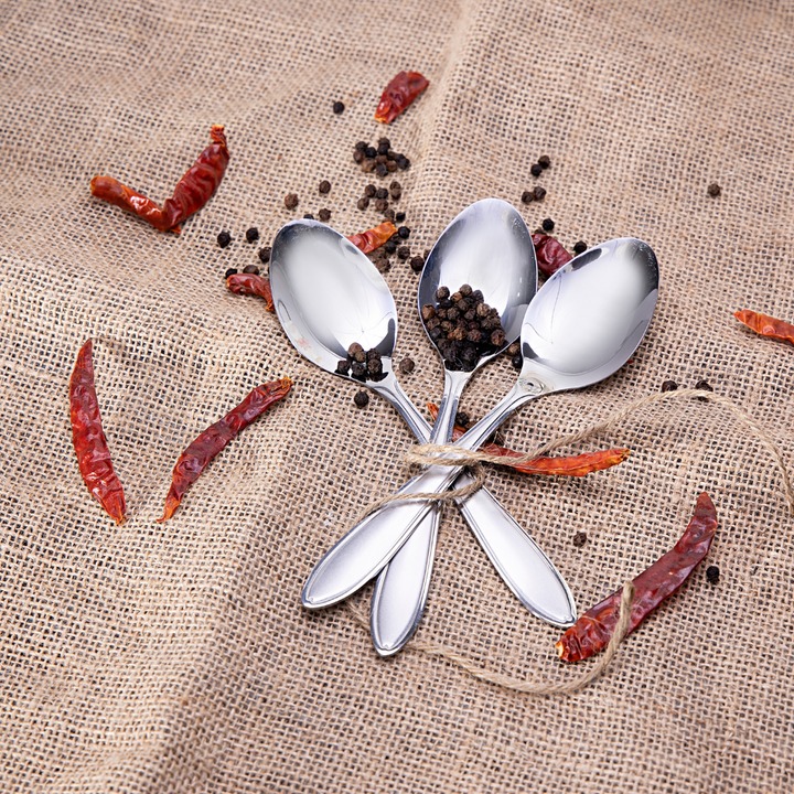 3Pcs Tea Spoon - Plain Pattern Cutlery