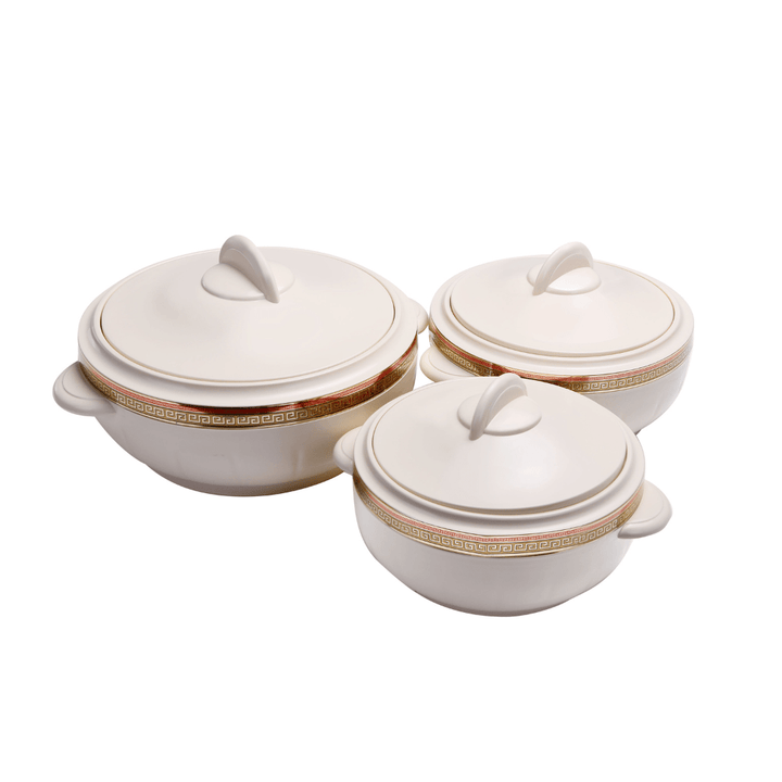 3Pc Hot Pot Insulated Food Warmer - Thermal Casserole Dish Set - Souk Al RasHot Pot & Casserole