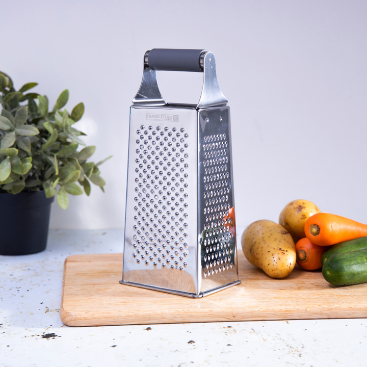 4-Sided Grater, Stainless Steel Slicer 25cm