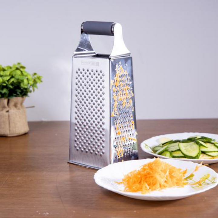 4-Sided Grater, Stainless Steel Slicer 25cm