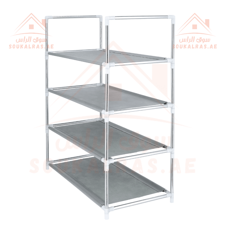 4 - Layer Shoe Rack - Modern Design, Organizes 18 Pairs - Souk Al RasHousehold