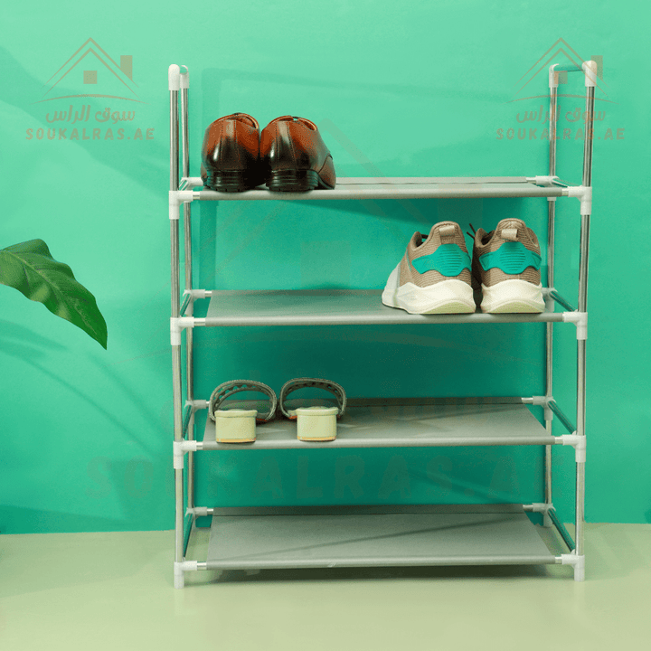 4 - Layer Shoe Rack - Modern Design, Organizes 18 Pairs - Souk Al RasHousehold