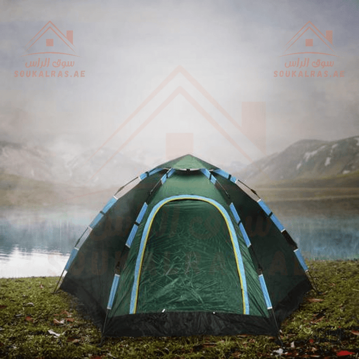 4 Person Season Tent - Waterproof & Portable - Souk Al RasCamping Tools