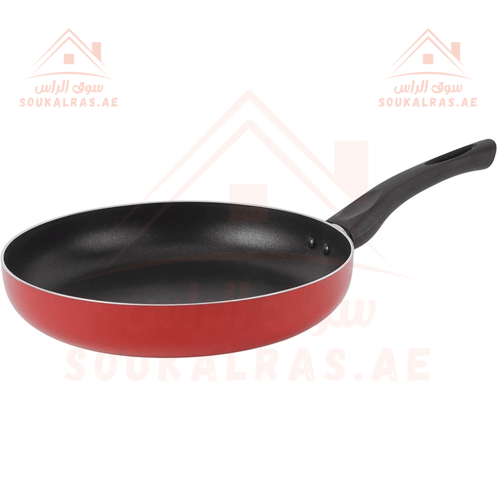 4 - Piece Non - Stick Cookware Set 24 cm casserole with lid, a 26 cm frypan, and a nylon turner - Souk Al RasPots & Pans