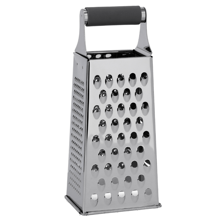 4 - Sided Grater, Stainless Steel Slicer 25cm|4 - in - 1 Multifunction Design - Souk Al RasCooking Utensils