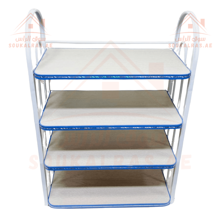 4 - Tier Storage Unit | Multipurpose Shelf for Bedroom, Entryway, Kitchen | High Quality and Durable - Souk Al Ras