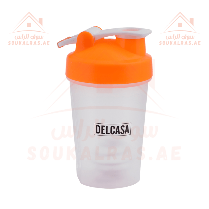 400ml Protein Shaker Bottle - 100% Leak Proof Screw Top Drinks Bottle - Souk Al RasWater Bottles