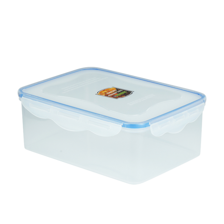 4Pcs Food Storage Container - Reusable & Airtight with Snap Locking Lid